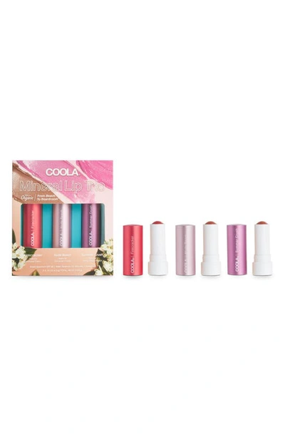 Shop Coola Mineral Liplux® Spf 30 Organic Tinted Lip Balm Trio