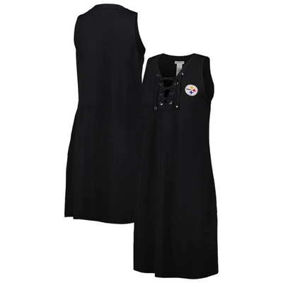 Shop Tommy Bahama Black Pittsburgh Steelers Island Cays Lace-up Dress