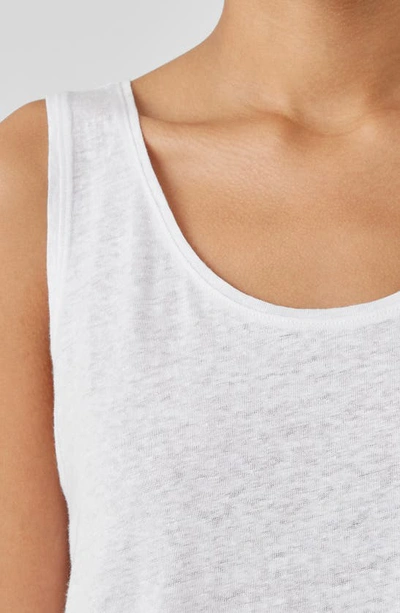 Shop Eileen Fisher Organic Linen Tank In White