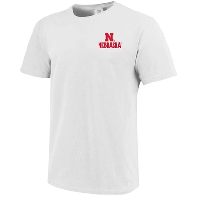 Shop Image One White Nebraska Huskers Herbie Mascot T-shirt