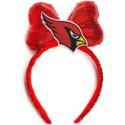 Shop Cuce Arizona Cardinals Logo Headband In Red