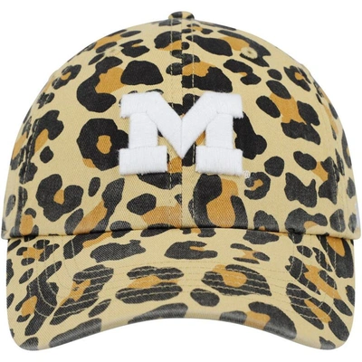 Shop 47 ' Gold Michigan Wolverines Bagheera Clean Up Adjustable Hat