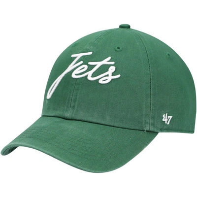Shop 47 ' Green New York Jets Vocal Clean Up Adjustable Hat