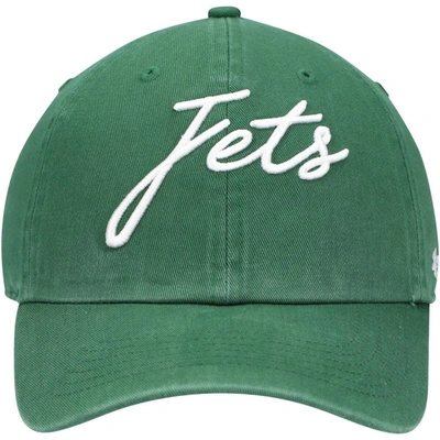Shop 47 ' Green New York Jets Vocal Clean Up Adjustable Hat
