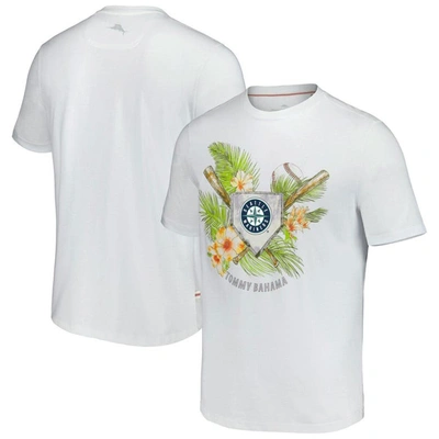 Shop Tommy Bahama White Seattle Mariners Island League T-shirt