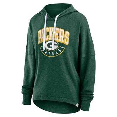 Shop Fanatics Branded Green Green Bay Packers Lounge Helmet Arch Pullover Hoodie
