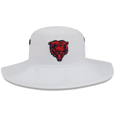 Shop New Era White Chicago Bears 2023 Nfl Training Camp Alternate Logo Panama Bucket Hat