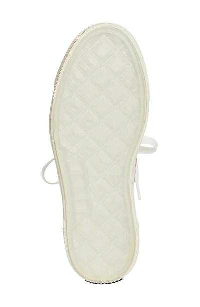 Amiri Stars Low-top Canvas Platform Sneakers In White