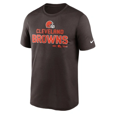 Shop Nike Brown Cleveland Browns Legend Community Performance T-shirt