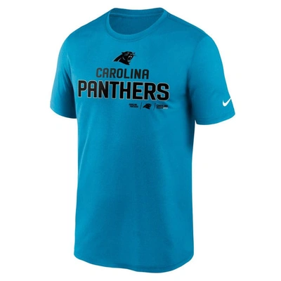 Shop Nike Blue Carolina Panthers Legend Community Performance T-shirt