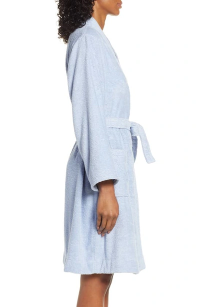 Shop Ugg Lorie Terry Short Robe In Fresh Air