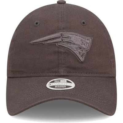 Shop New Era Graphite New England Patriots Core Classic 2.0 Tonal 9twenty Adjustable Hat