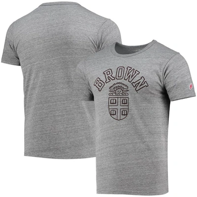 Shop League Collegiate Wear Heathered Gray Brown Bears Tide Seal Nuevo Victory Falls Tri-blend T-shirt In Heather Gray