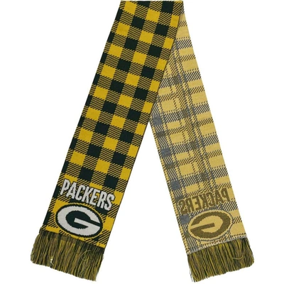 Shop Foco Green Bay Packers Plaid Color Block Scarf