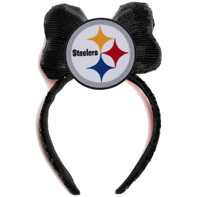 Shop Cuce Pittsburgh Steelers Logo Headband In Gold