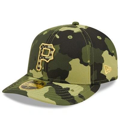 Shop New Era Camo Pittsburgh Pirates 2022 Armed Forces Day On-field Low Profile 59fifty