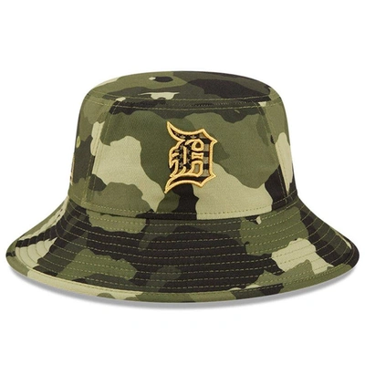 Shop New Era Camo Detroit Tigers 2022 Armed Forces Day Bucket Hat