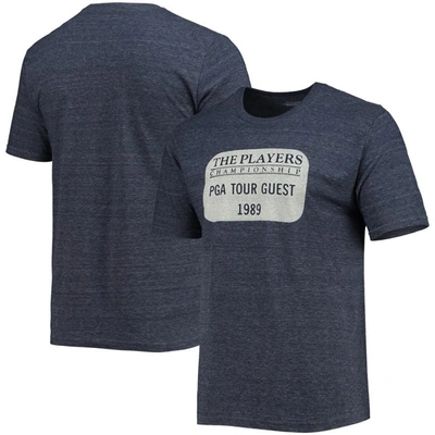 Shop Blue 84 Heathered Navy 1989 The Players Championship Heritage Collection Tri-blend T-shirt In Heather Navy