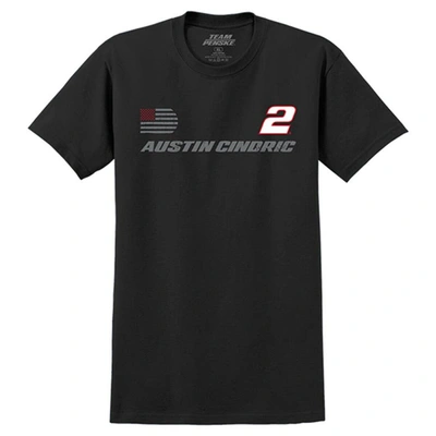 Shop Team Penske Black Austin Cindric 2023 #2 American Flag T-shirt