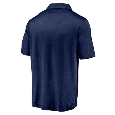 Shop Fanatics Branded Navy Cleveland Guardians Primary Logo Space-dye Polo