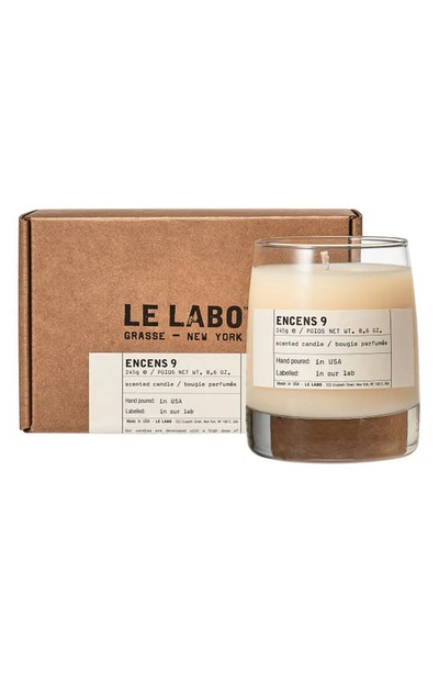 Shop Le Labo Encens 9 Classic Candle, 8.6 oz