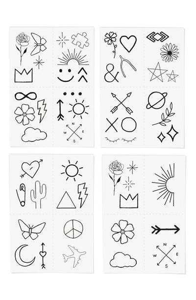 Shop Inked By Dani The Doodle Pack Temporary Tattoos