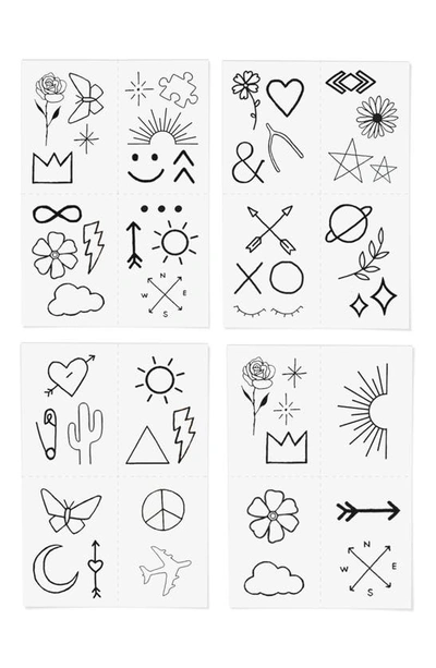 Inked By Dani The Doodle Pack Temporary Tattoos In Doodle