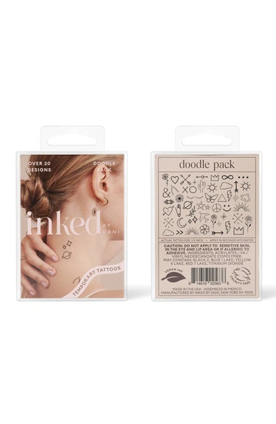 Inked By Dani The Doodle Pack Temporary Tattoos In Doodle