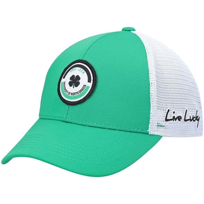 Shop Black Clover Kelly Green/white North Dakota Motto Trucker Snapback Hat
