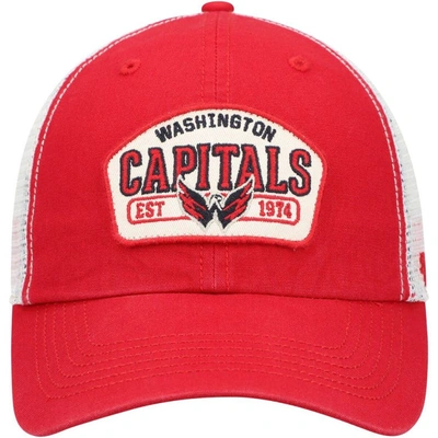 Shop 47 ' Red Washington Capitals Penwald Trucker Snapback Hat