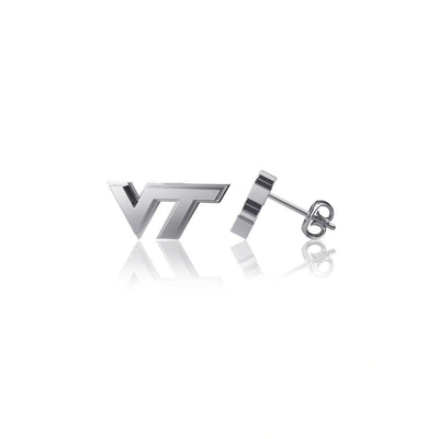 Shop Dayna Designs Virginia Tech Hokies Team Logo Silver Post Earrings