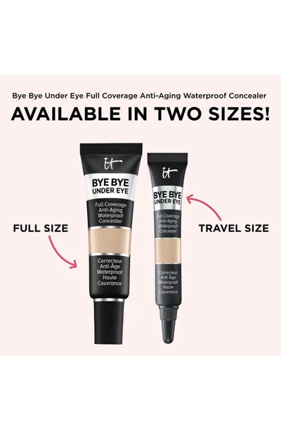 It Cosmetics Bye Bye Under Eye Full Coverage Anti-aging Waterproof Concealer 40.5 Deep 0.40 oz/ 12 ml In 40.5 Deep C