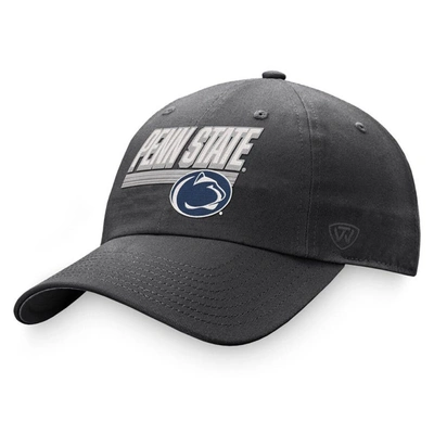 Shop Top Of The World Charcoal Penn State Nittany Lions Slice Adjustable Hat