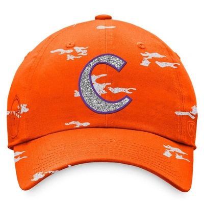 Shop Top Of The World Orange Clemson Tigers Oht Military Appreciation Betty Adjustable Hat