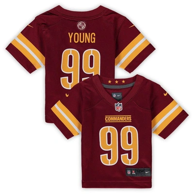 Shop Nike Infant  Chase Young Burgundy Washington Commanders Game Jersey
