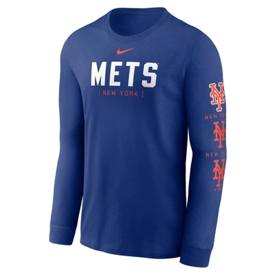 Shop Nike Royal New York Mets Repeater Long Sleeve T-shirt