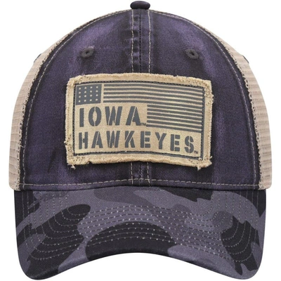 Shop Colosseum Charcoal Iowa Hawkeyes Oht Military Appreciation United Trucker Snapback Hat