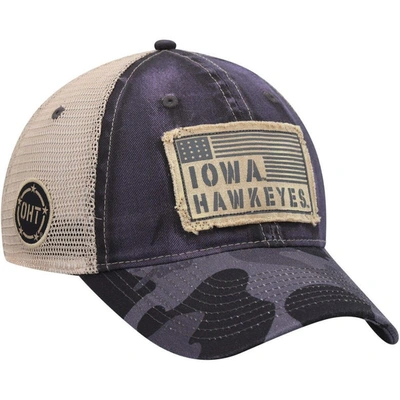 Shop Colosseum Charcoal Iowa Hawkeyes Oht Military Appreciation United Trucker Snapback Hat