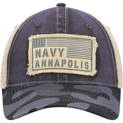 Shop Colosseum Charcoal Navy Midshipmen Oht Military Appreciation United Trucker Snapback Hat