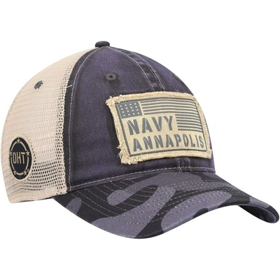 Shop Colosseum Charcoal Navy Midshipmen Oht Military Appreciation United Trucker Snapback Hat