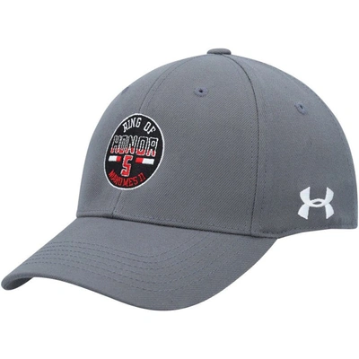 Shop Under Armour Patrick Mahomes Gray Texas Tech Red Raiders Ring Of Honor Adjustable Hat