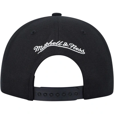 Shop Mitchell & Ness Black Brooklyn Nets Soul High-grade Fade Undervisor Snapback Hat