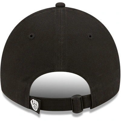 Shop New Era Milwaukee Brewers Black On Black Core Classic Ii 9twenty Adjustable Hat