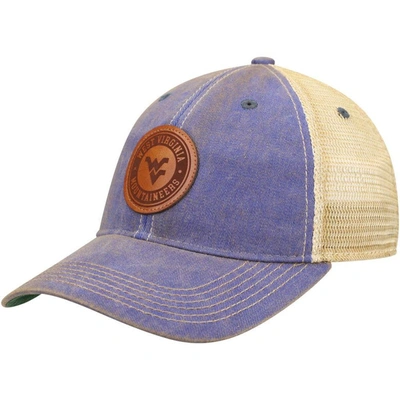 Shop Legacy Athletic Navy West Virginia Mountaineers Target Old Favorite Trucker Snapback Hat