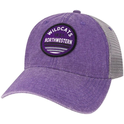 Shop Legacy Athletic Purple Northwestern Wildcats Sunset Dashboard Trucker Snapback Hat