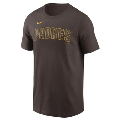 Shop Nike Juan Soto Brown San Diego Padres Name & Number T-shirt