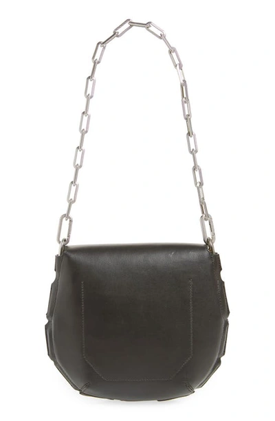 Shop Rag & Bone Sadie Leather Shoulder Bag In Blk
