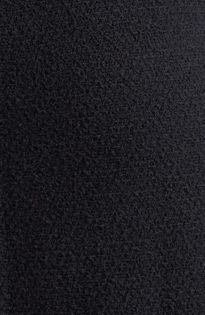 Shop St John St. John Collection Short Sleeve Bouclé Knit Sheath Dress In Black