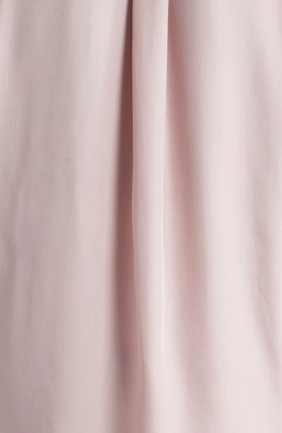Atm Anthony Thomas Melillo Matte Silk Charmeuse Boyfriend Shirt In Pink Lilac