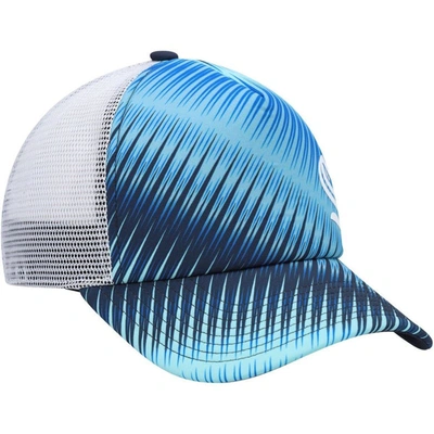 Shop Adidas Originals Adidas Light Blue/white Seattle Kraken Graphic Foam Trucker Snapback Hat